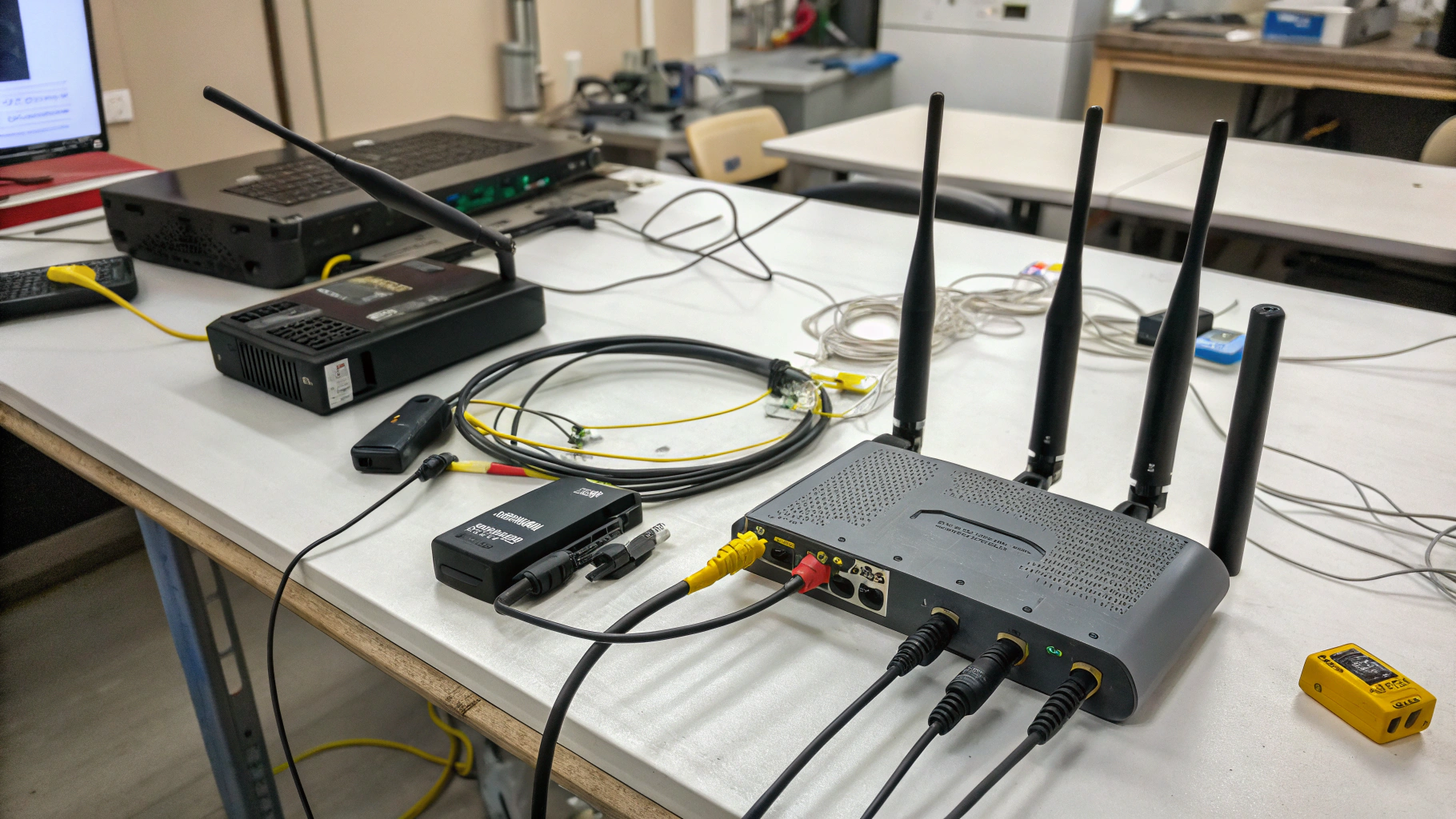 Multi-Frequency Antenna Test Bench Deployment