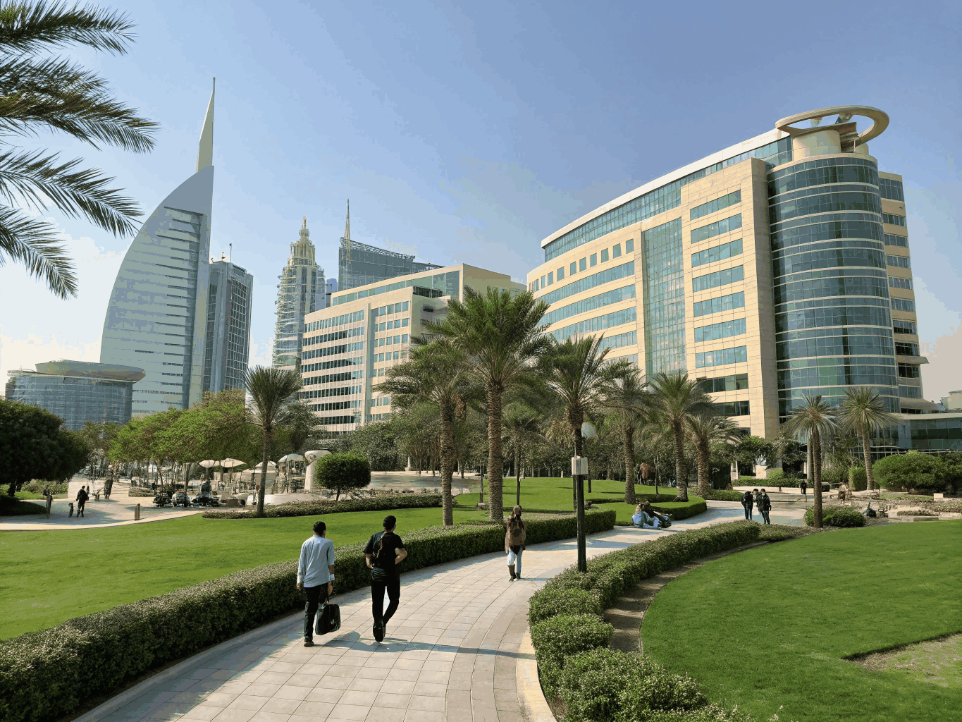 Engineering facility map showing CATR Engineering headquarters location in Meydan Free Zone, Dubai